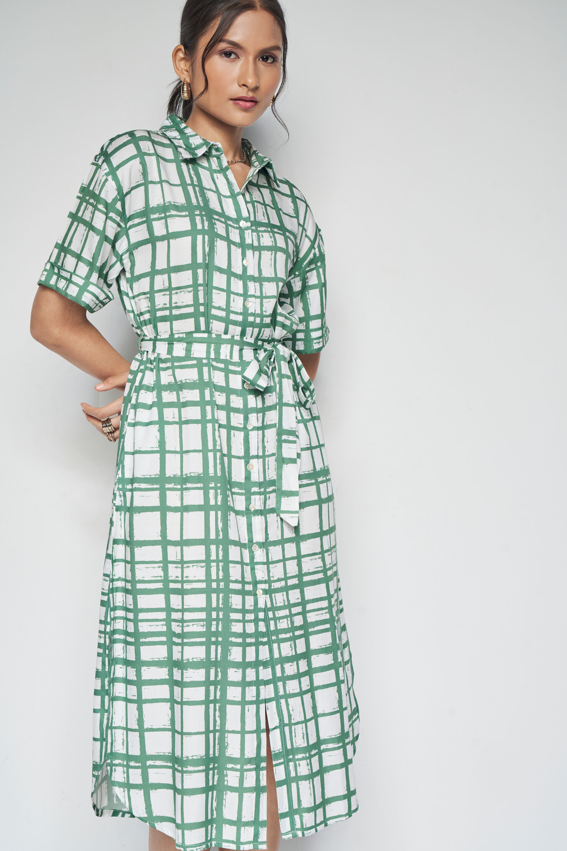 Eden Midi Dress, White, image 5